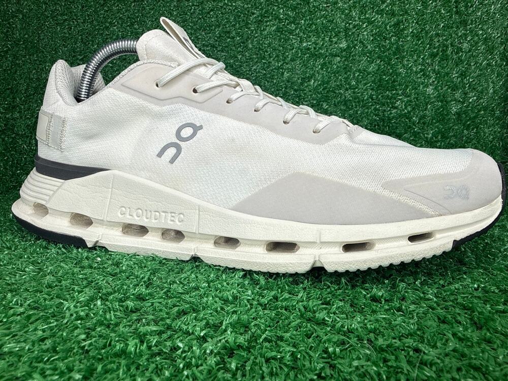 On Cloudnova Form White Eclipse Mens Size 10 Athletic Running Shoes Sneakers